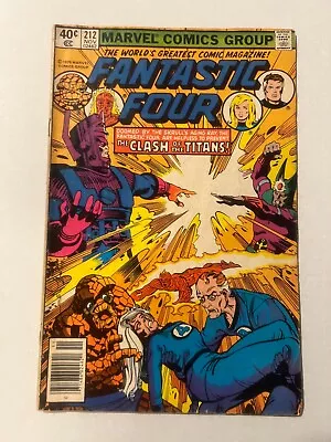 Buy Fantastic Four #212 Origin Of The Sphinx 2nd Appearance Of Terrax The Tamer 1979 • 7.92£