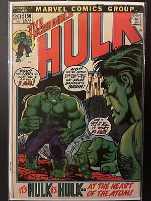 Buy Incredible Hulk #156 (Marvel 1972) Herb Trimpe Archie Goodwin 1st App Krylar • 36.27£