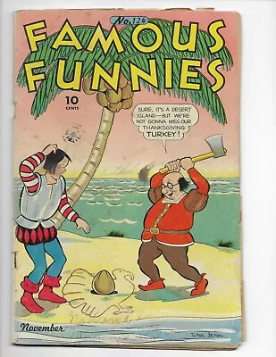 Buy Famous Funnies #124, GD- Condition, Eastern Color Printing 1944 • 23.99£