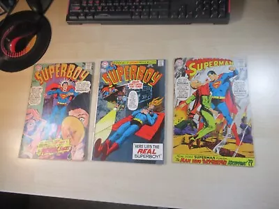 Buy Superman #205 Superboy #145 166 Dc Silver Bronze 3 Comics Lot Readers • 9.59£