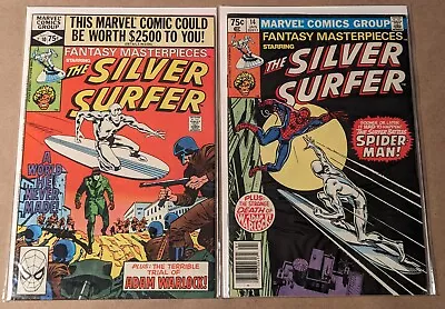 Buy Fantasy Masterpieces Starring The Silver Surfer #10 & 14 • 9.65£