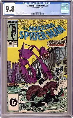 Buy Amazing Spider-Man #292 CGC 9.8 1987 4356894018 • 114.32£