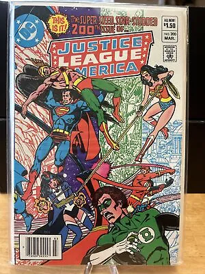 Buy Justice League Of America #200 George Perez Wraparound Cover! DC Comics 1982 • 9.37£