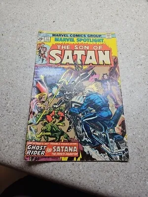 Buy Marvel Spotlight The Son Of Satan #22 (1975) Ghost Rider & Satana Appearance! • 11.85£
