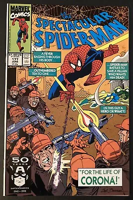 Buy Spectacular Spider-man #177 NM 2nd Appearance Corona 1991 Marvel Comics • 8.66£