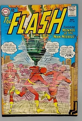 Buy THE FLASH # 144 1964 1ST APP MAN MISSLE/KID FLASH! Very Nice Comic-Free Shipping • 24.77£