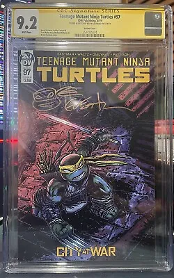 Buy Teenage Mutant Ninja Turtles #97 9.2 CGC ART SKETCH SIGNED REMARK EASTMAN • 95.02£