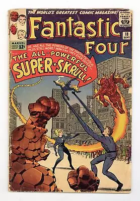Buy Fantastic Four #18 GD- 1.8 1963 1st App. Super Skrull • 131.92£