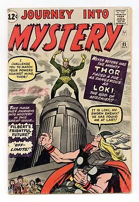 Buy Thor Journey Into Mystery #85 PR 0.5 1962 1st App. Loki, Heimdall, Odin (cameo) • 1,158.16£