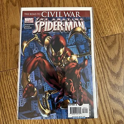 Buy Amazing Spider-Man Issue 529 1st Print 1st Appearance Iron Spider 🔑 Civil War • 27.98£
