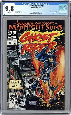 Buy Ghost Rider #28 Kubert Variant CGC 9.8 1992 3982142009 • 64.57£