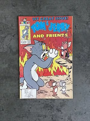 Buy Tom & Jerry And Friends No.1st Great Issue! Harvey Classics Comic 1991 - 8.0 VF • 7£