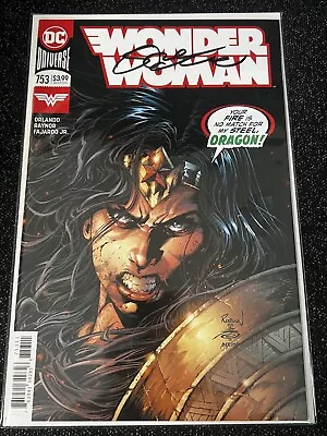 Buy Wonder Woman #753 Cover A Robson Rocha, SIGNED By Steve Orlando W/ COA • 11.83£