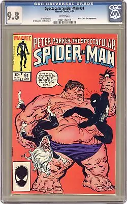 Buy Spectacular Spider-Man Peter Parker #91 CGC 9.8 1984 0931142014 • 114.33£