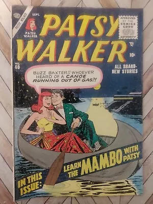 Buy Patsy Walker Atlas Comics Sept 1955 Vol. 1 Number 60 Mambo With Patsy AL JAFFEE • 19.92£