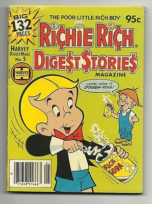 Buy Richie Rich Digest Stories #5 - Little Dot - Little Lotta - Cadbury - FN+ 6.5 • 6.32£