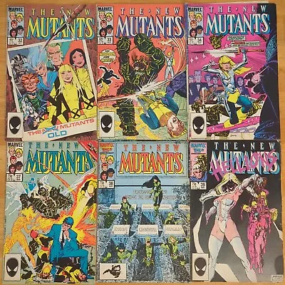 Buy The New Mutants #33-35, #37-39 - Marvel 1985/1986 - Low Grade Readers • 4£