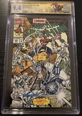 Buy Amazing Spider-Man 360 CGC 9.4 SS SKETCH SIGNED BAGLEY 1st App Carnage LE Label! • 224.98£