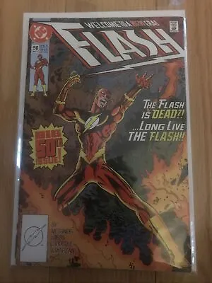 Buy Flash #50 (DC Comics MAY 91) Bagged & Boarded Free Shipping • 15.65£