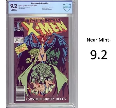 Buy Uncanny X-Men #241 NS - Key & Origin Of Madelyn Pryor - CBCS 9.2 - Brand New! • 54.34£