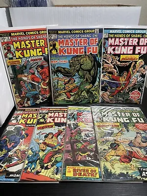 Buy Shang-chi Master Of Kung Fu (1973); #18, 19, 20, 21, 22, 23, & 24 Set Vf • 35.74£