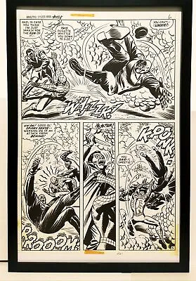 Buy Amazing Spider-Man #108 Pg. 5 By John Romita 11x17 FRAMED Original Art Print Mar • 47.92£