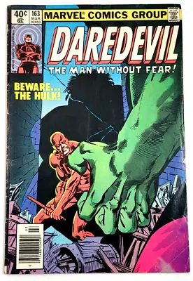 Buy Daredevil #163  (1980) / Vg- / Hulk • 16.05£