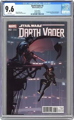 Buy Star Wars Darth Vader #3B Larroca 1:25 Variant 1st Printing CGC 9.6 2015 • 527.68£
