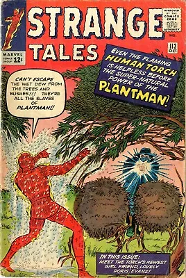 Buy Strange Tales   # 113   GOOD VERY GOOD   Oct. 1963    Origin & 1st App. Plantman • 43.54£