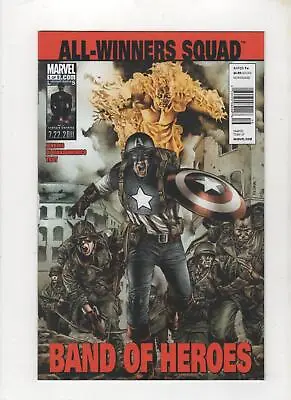 Buy All-Winners Squad: Band Of  Heroes #1 Newsstand Variant, NM 9.4, 1st Print, 2011 • 31.96£