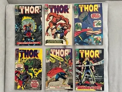 Buy The Mighty Thor Marvel Silver Age 1966-1967, Lot Of 6: #131, 135, 141, 142, 145 • 160.05£