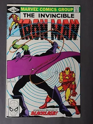 Buy Iron Man #146 (marvel 1981) Est~ Vf+ (8.5) Grade Vengeance Belongs To Blacklash! • 6.75£