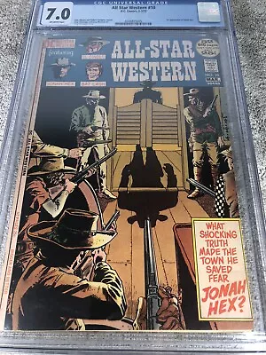 Buy All-Star Western 10 CGC 7.0 1st Jonah Hex 2-3/1972 • 499.58£