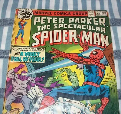 Buy Peter Parker The Spectacular SPIDER-MAN #25 Marauder From Dec. 1978 In G/VG Con. • 9.48£