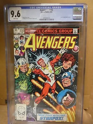 Buy Marvel Comics Avengers 232 CGC 9.6 N/mint Starfox Joins 1983 • 149.99£