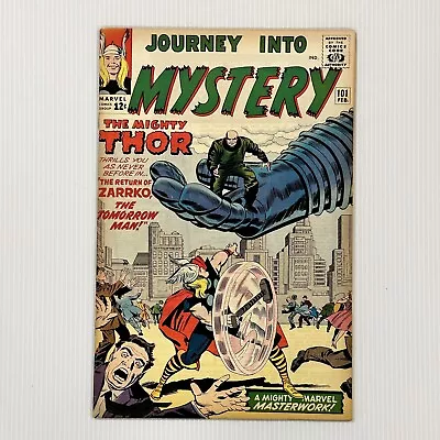 Buy Journey Into Mystery #101 1964 VF- 2nd Avengers Crossover Cent Copy • 240£