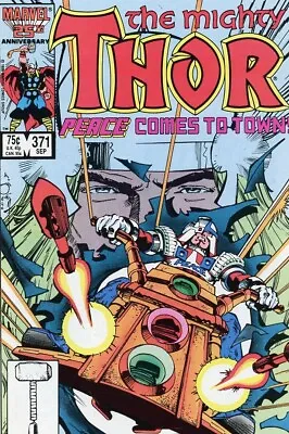 Buy Marvel Thor #371 1986 1st App Justice Peace Comic Book Grade NM+ 9.6 • 5.53£