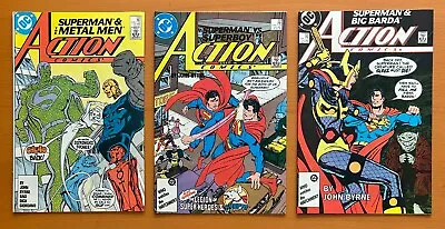 Buy Action Comics #590, 591 & 592 Copper Age Comics (DC 1987) 3 X VF+ Comics • 18.71£
