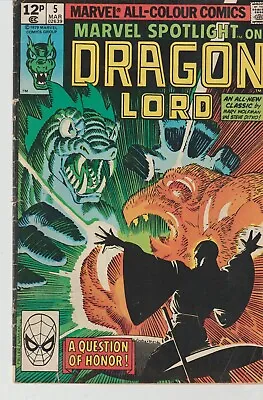 Buy Marvel Comics Marvel Spotlight #5 Dragon Lord (1979) G • 2£