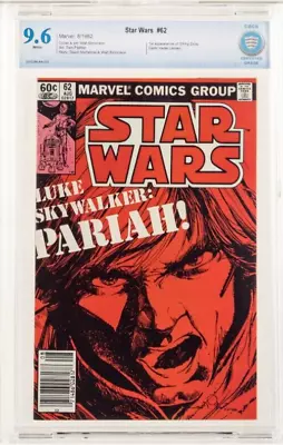 Buy Star Wars #62 NEWSSTAND CBCS 9.6 1982 OWWhite Pages Darth Vader Obi-Wan Not CGC • 66.41£