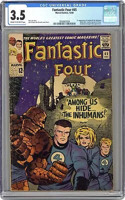 Buy Fantastic Four #45 CGC 3.5 1965 3858862009 1st App. Inhumans • 260.90£