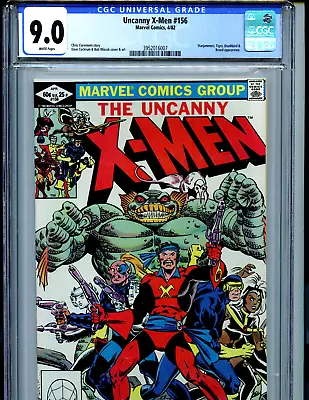 Buy Uncanny X-Men  #156 CGC 9..0 1982 Marvel Starjammers Amricons K57 • 126.13£