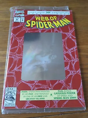 Buy WEB OF SPIDERMAN #90 Comics 1st Appearance Of 2099 Spider-Verse Sealed Hologram • 25£