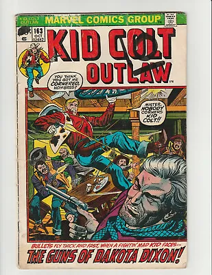 Buy Kid Colt Outlaw #163 October 1972 1.8 GOOD– The Guns Of Dakota Dixon! • 9.41£