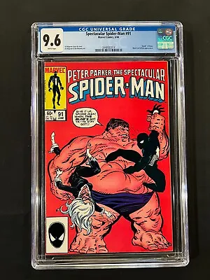 Buy Spectacular Spider-Man #91 CGC 9.6 (1984) - Black Cat & Blob App • 63.07£