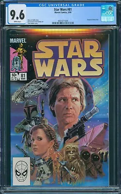 Buy Star Wars #81 Cgc 9.6 Wp Return Of Boba Fett Han Solo Cover Marvel Comics 1984 • 209.50£