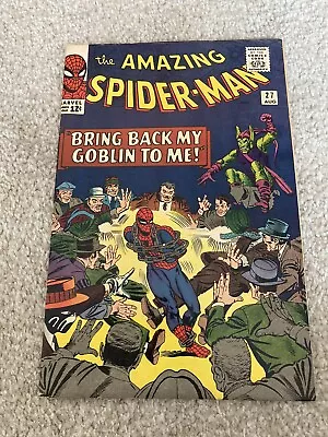 Buy Amazing Spider-Man 27 - 1965 - Ditko - Green Goblin - Cents Copy Glossy • 74.99£