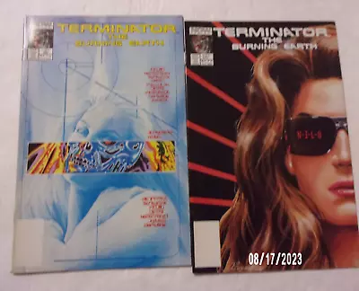 Buy Terminator The Burning Earth 1990 #1 To 5 Complete Nm 1st Alex Ross Cover Art • 47.31£