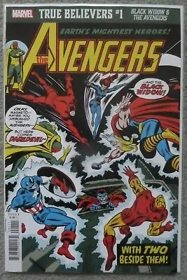 Buy Avengers #111..black Widow..marvel 2020 1st Print..vfn+..true Believers • 5.99£