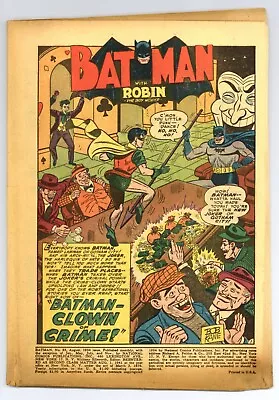 Buy Batman 85 (coverless) JOKER Story! Moldoff Art Golden Age 1954 DC Comics Y412 • 35.58£